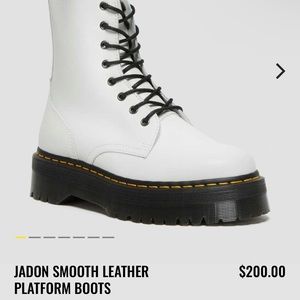 DR Martens JADON SMOOTH LEATHER PLATFORM BOOTS